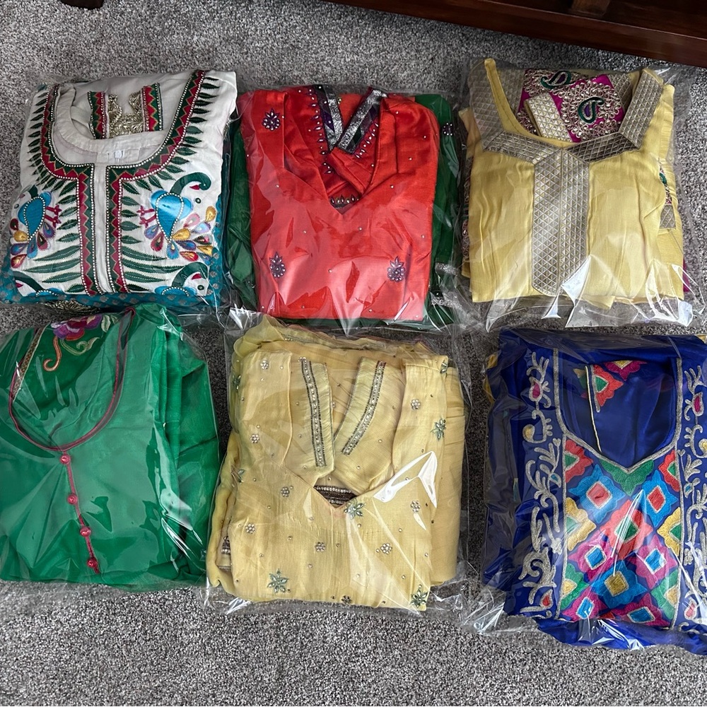 Colorful Embroidered Kurti Collection - Picture 4 of 4